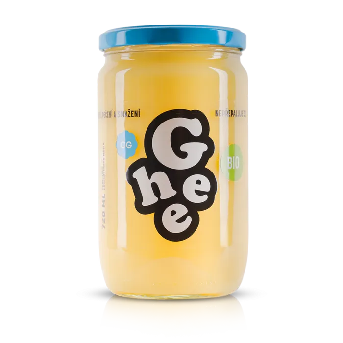 České Ghíčko Ghí – přepuštěné máslo 720 ml BIO